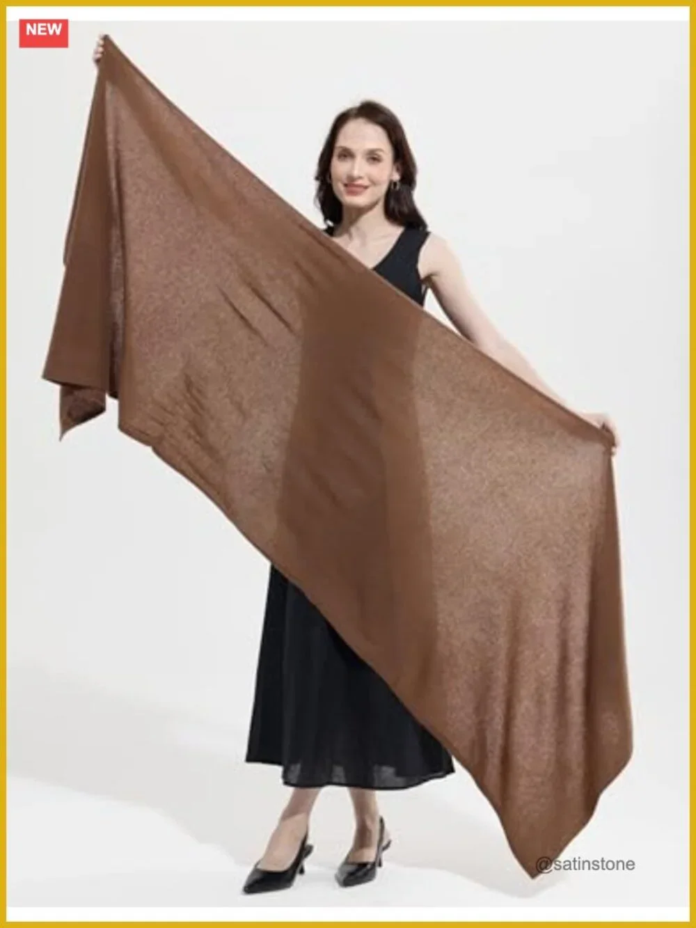 Luxury Cashmere Blend Wrap Scarf Stole Women Travel Extra Large 87